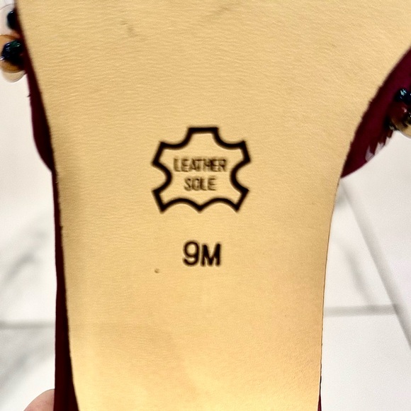 Sequin Fushia Heels - Picture 6 of 9